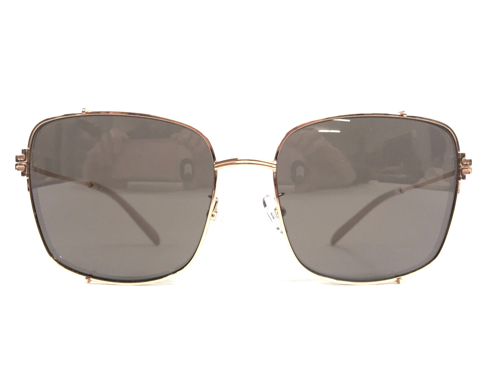 Tory Burch Sunglasses TY6104 33537N Shiny Rose Gold w/ Light Purple Brown Mirror