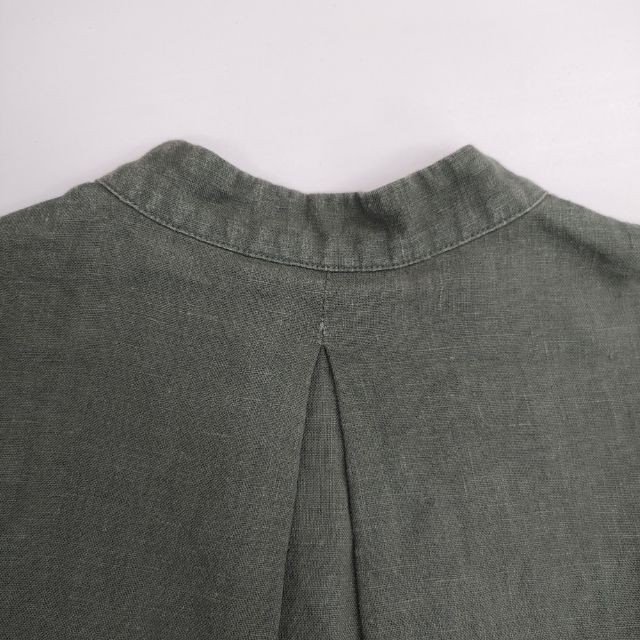 nest Robe Linen Wide Silhouette 01191-1093 Garment Dyed dress green 6-0513M∞