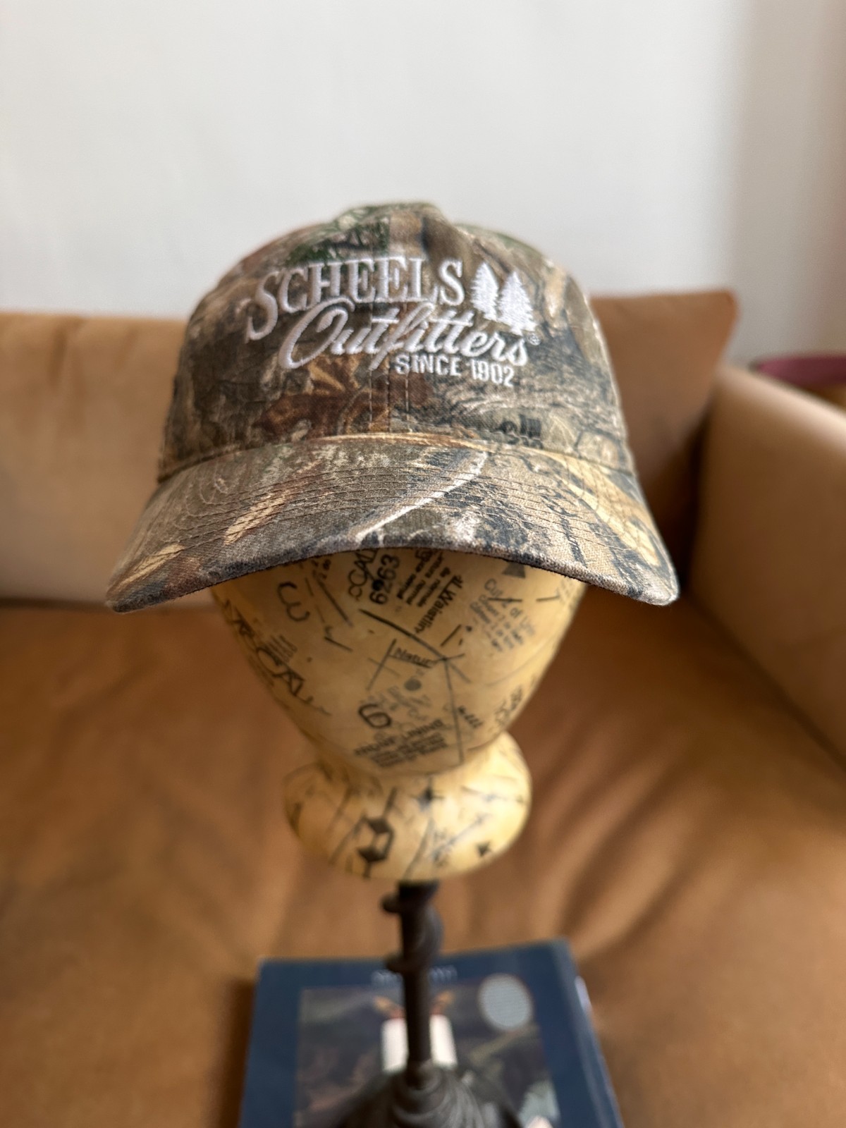 Scheels Outfitters since 1902 Camo Baseball Cap Hat CAMOUFLAGE TEXAS