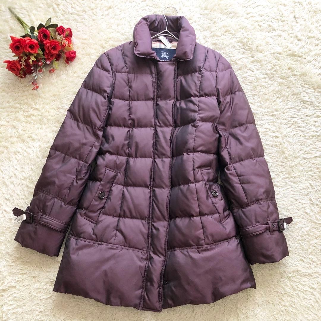 BURBERRY LONDON down coat L glossy