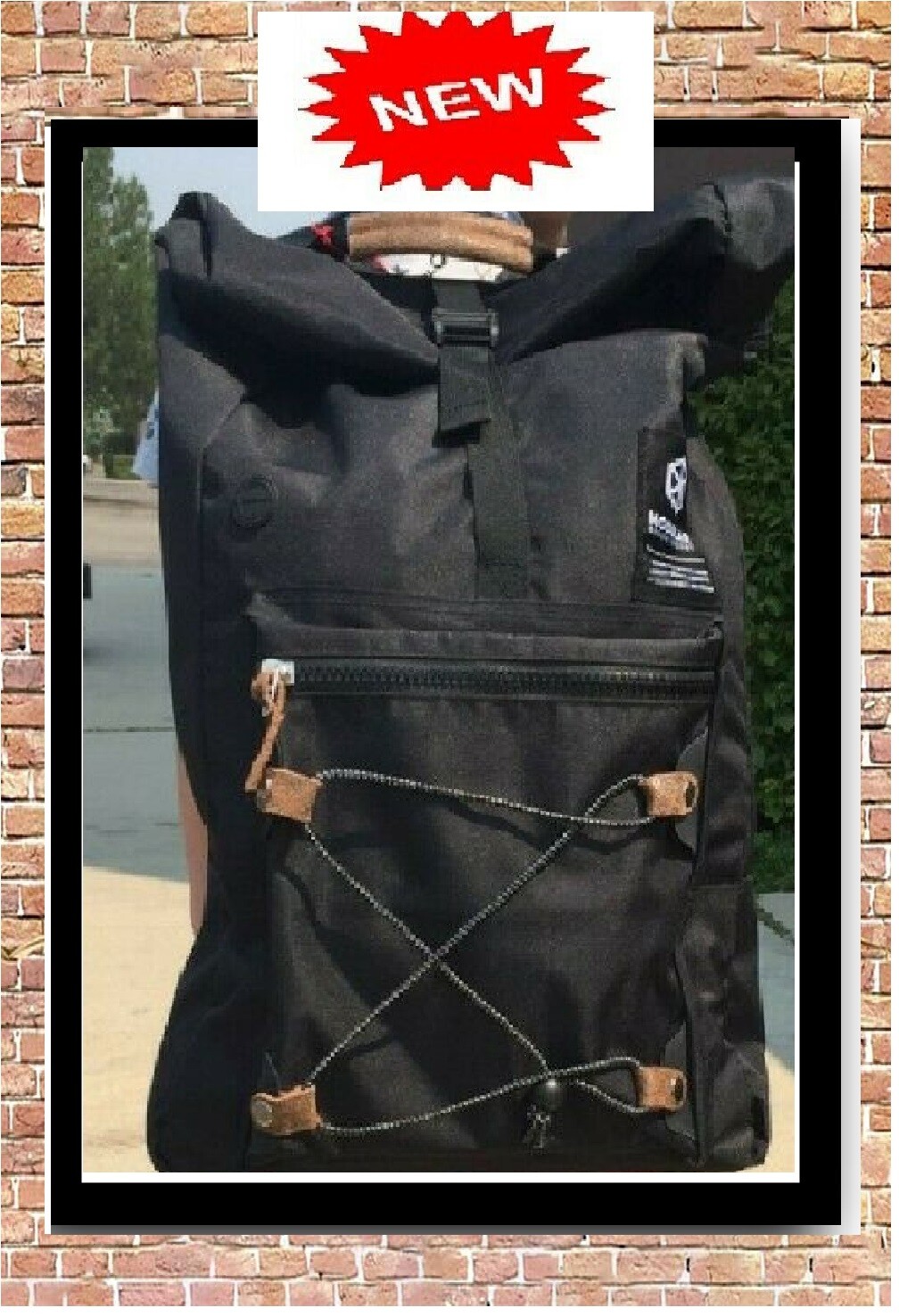 LOT 2 BACKPACK COLOR BLACK 21″ BAG school,travel camping Backpack OUTDOOR NWT