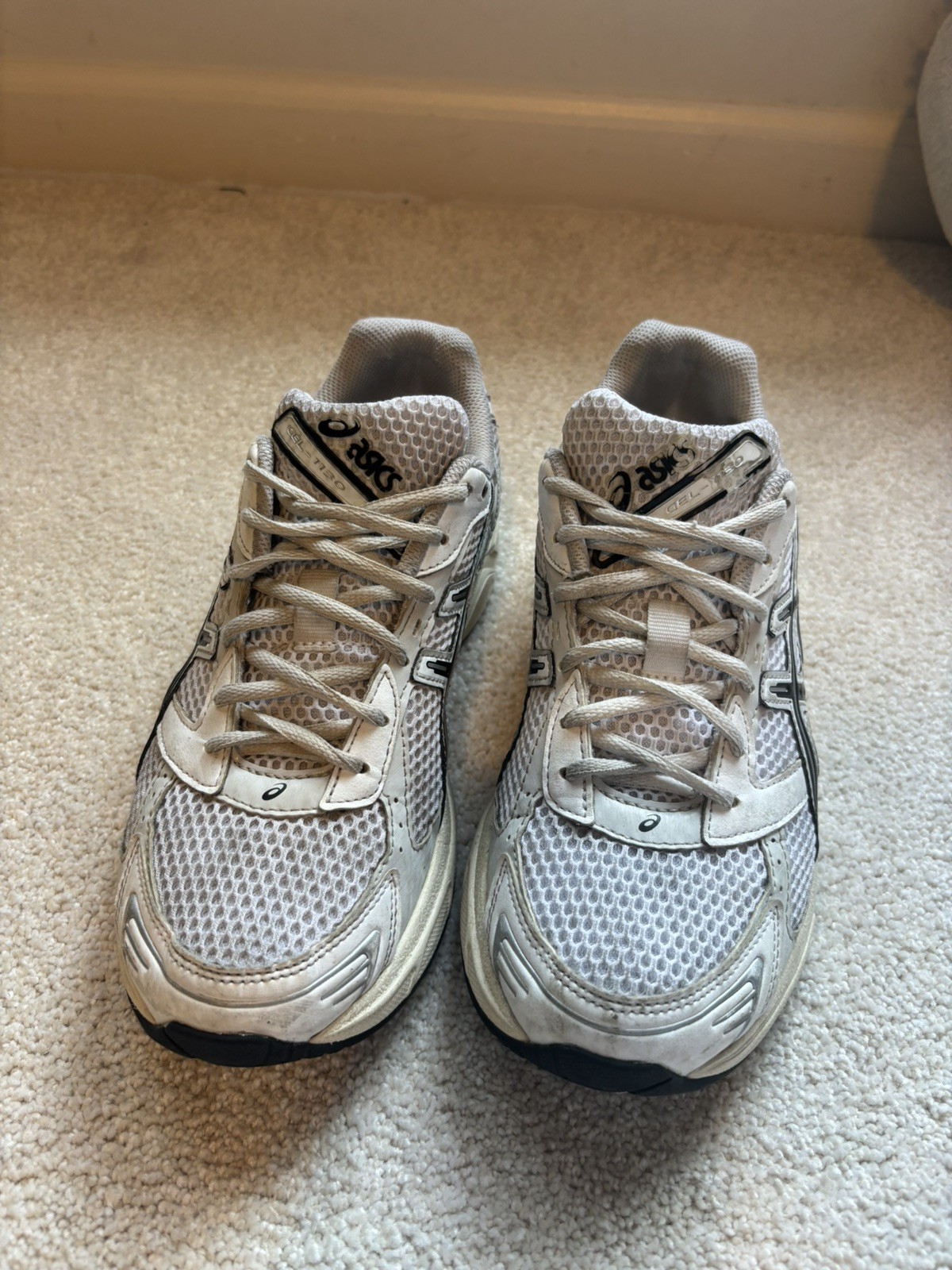 WORN ASICS Gel-1130 White Cloud Grey