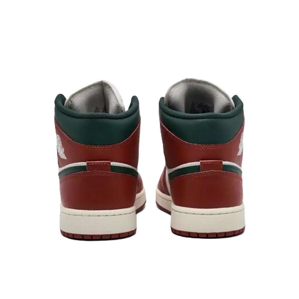 Men’s Jordan 1 Mid Sail/Midnight Green (DQ8426 105)