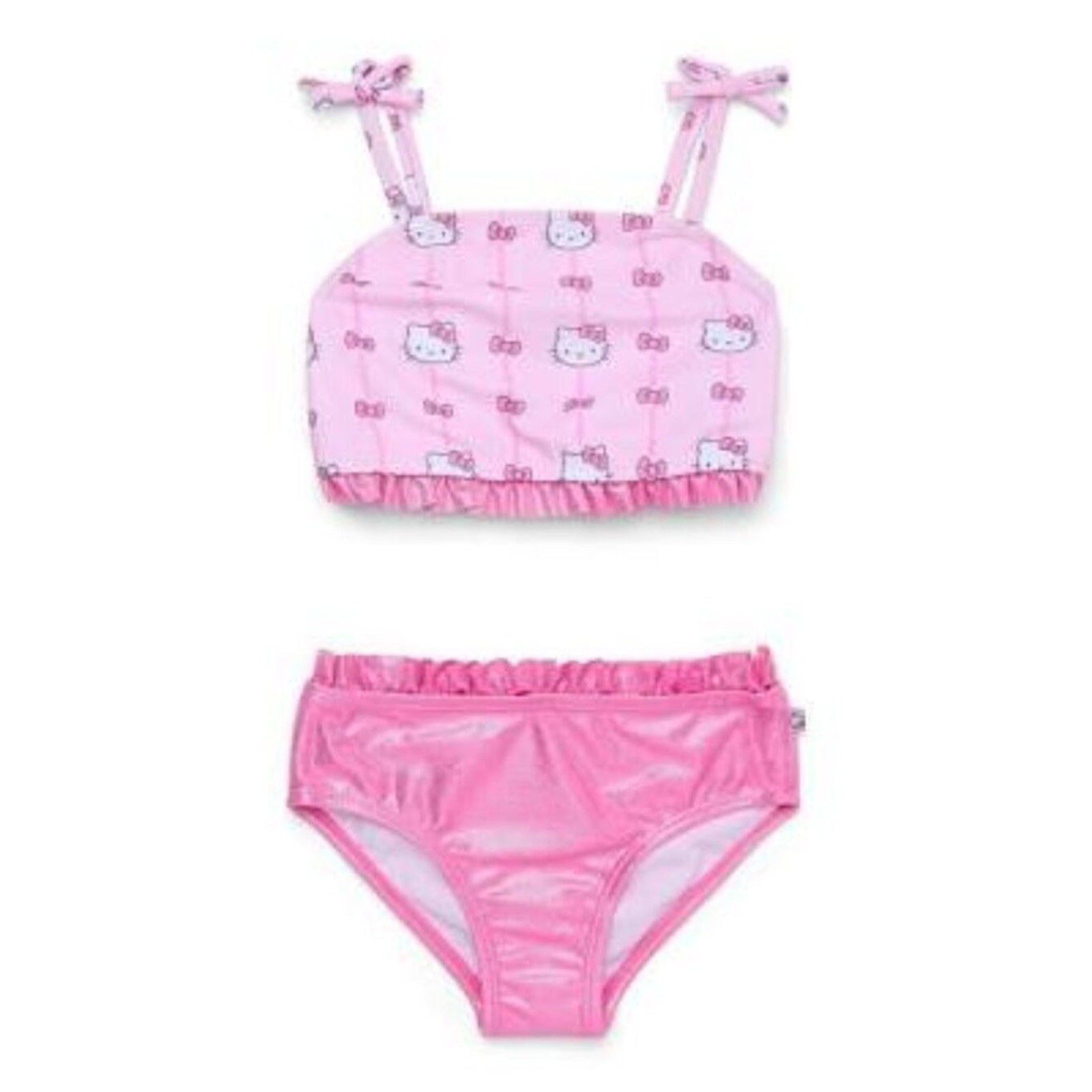Hello Kitty Character Toddler Girl Shimmer Tankini Two-Piece Swimsuit Size 2T