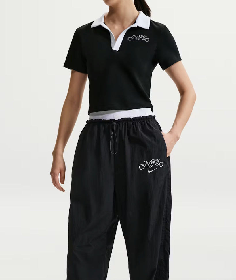 Nike Sportswear Parachute Pants Women Lifestyle Casual Pant AsiaFit IR7573-010