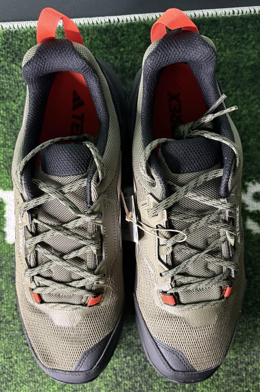 US Men’s 9 Wide – Adidas TERREX AX4 “Olive Strata Core Black” IG8852, Hiking
