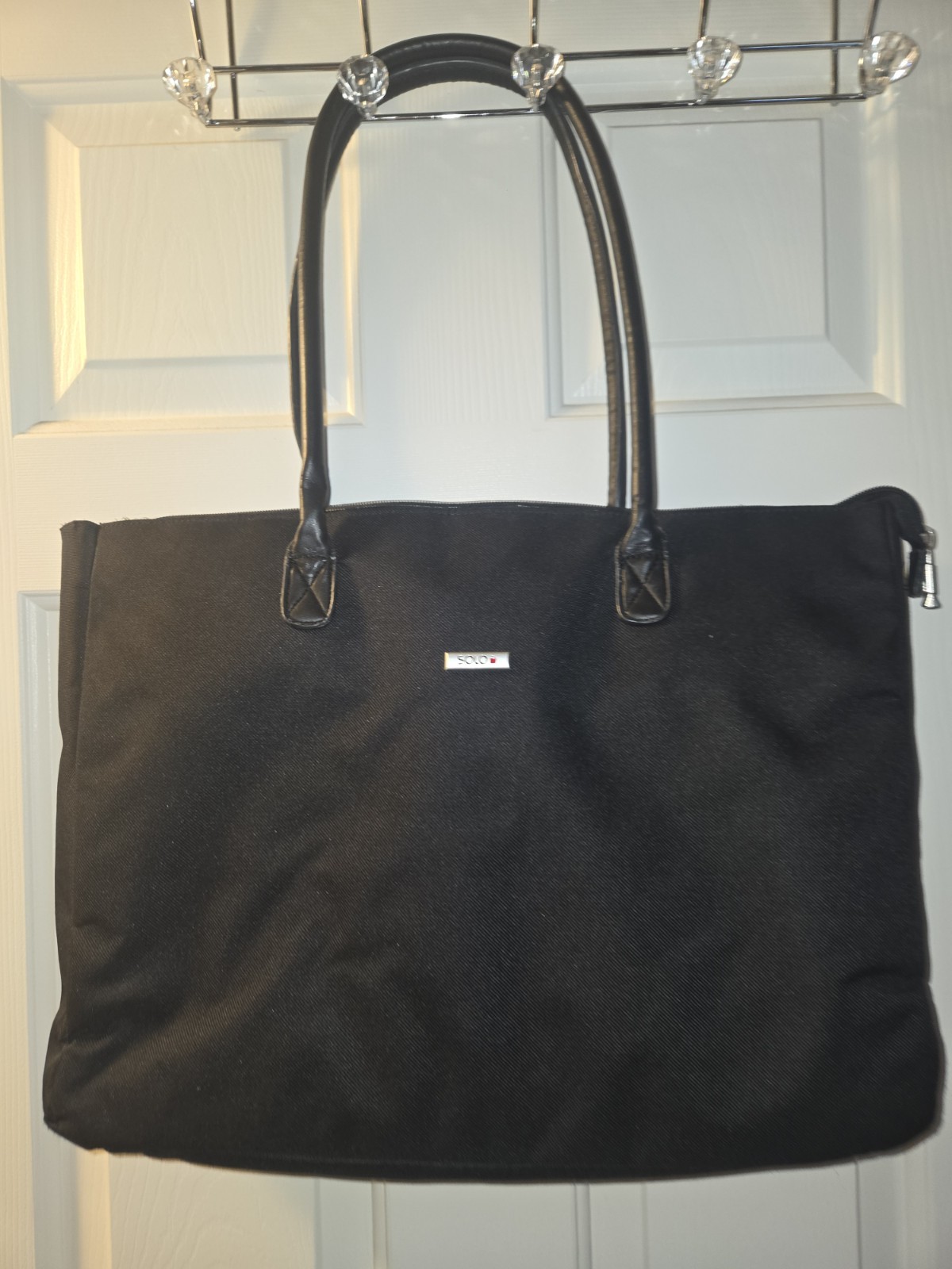 SOLA Work Laptop Bag, Large, Black, Clean