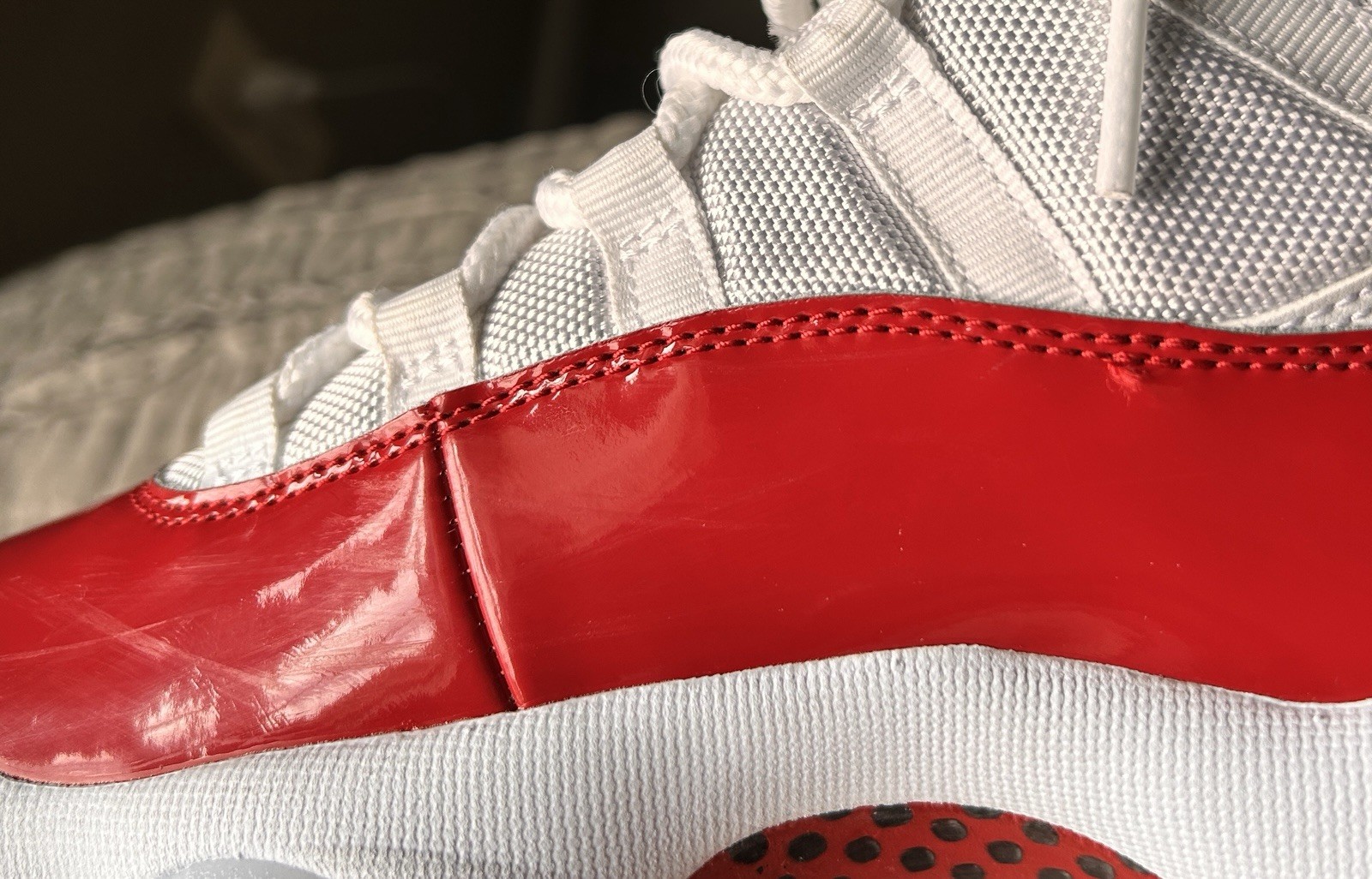 Jordan Air Jordan 11 Retro High Cherry White/Varsity Red/Black 2022 CT8012-116