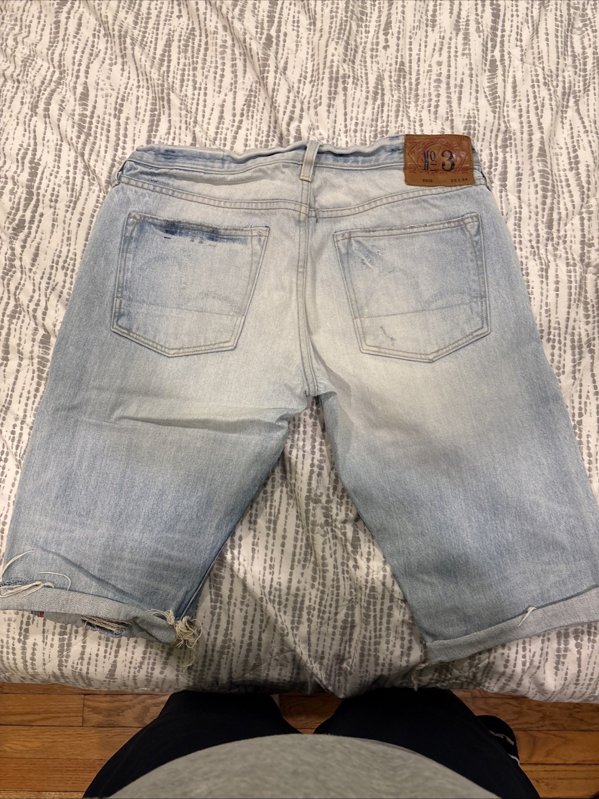 Evisu 33 Mens Cut Off Shorts