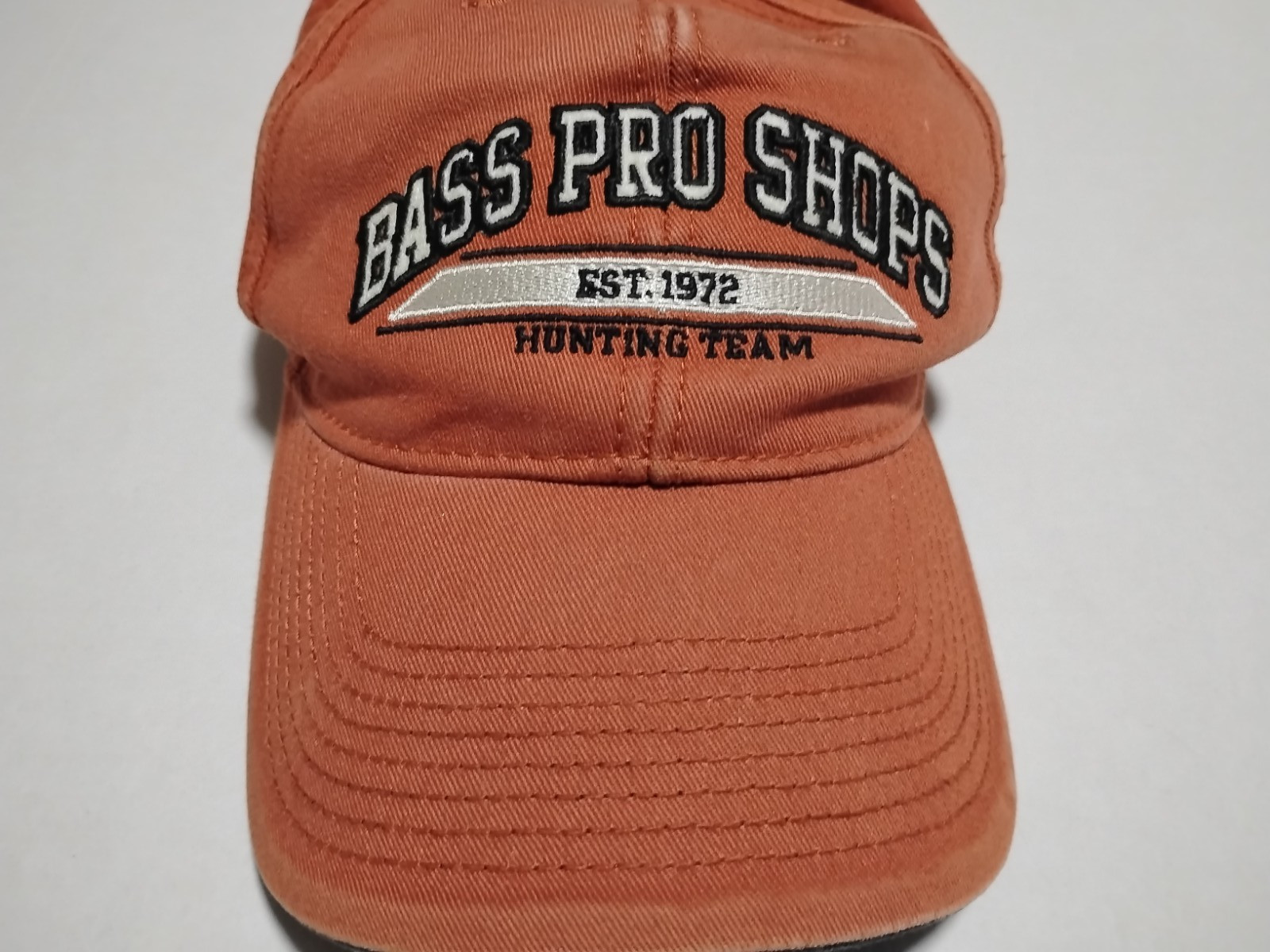 Bass Pro Shops Hunting Team Embroidered Strapback Trucker Hat USED