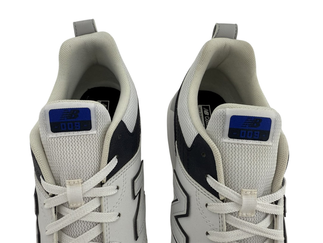 New Balance NEW Lifestyle White Black Blue Classic Retro Mens 13 Shoes Sneakers