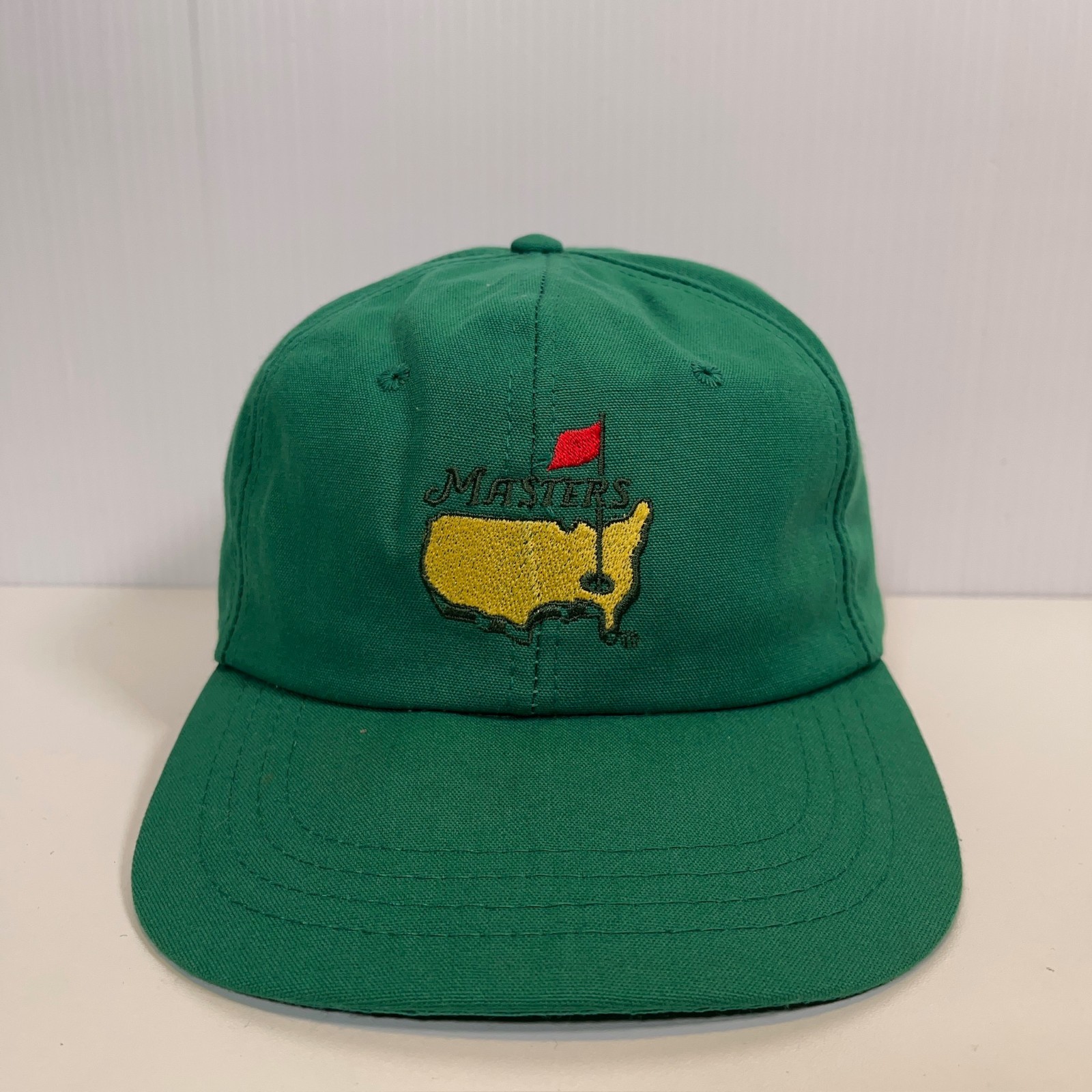 Vintage Masters Tournament Derby Cap Strapback Hat Augusta National Golf 90s USA