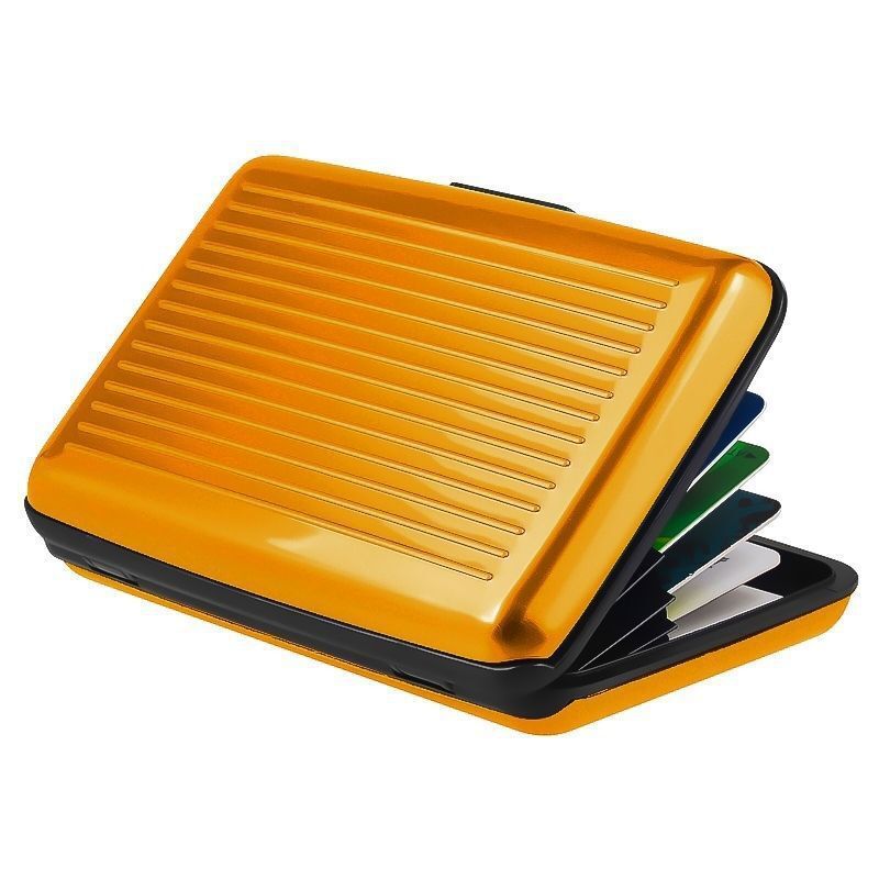 Men Women Waterproof Security Wallet Aluminum Metal Pocket Case Box Card Holder