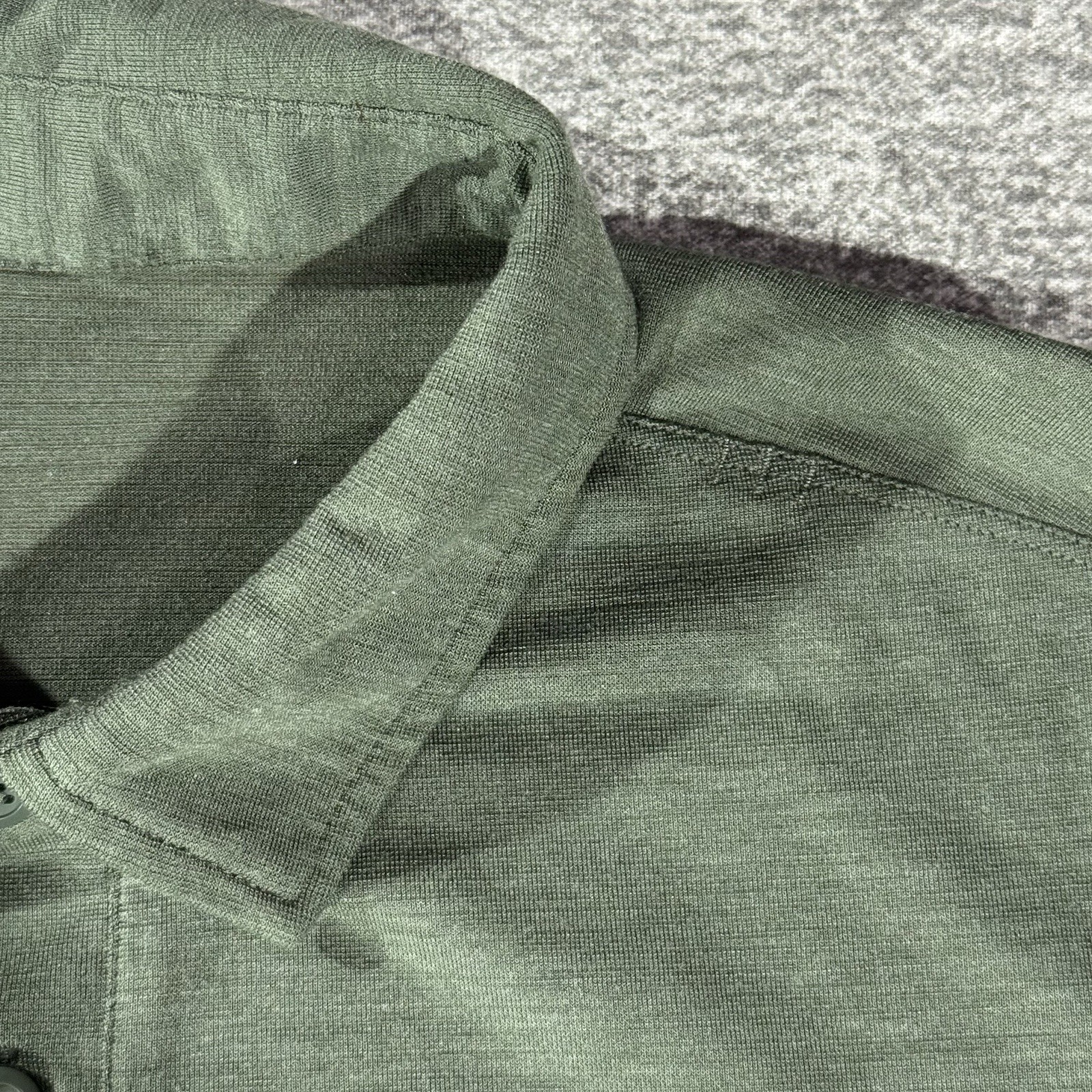 Lululemon Polo Shirt Mens Small S Willow Green Golf Performance Evolution Polo