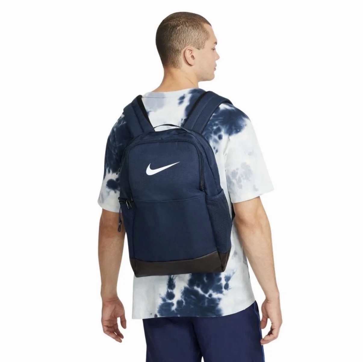 Nike Brasilia 9.5 Training Backpack Medium 24L Navy Black White DH7709 410 New