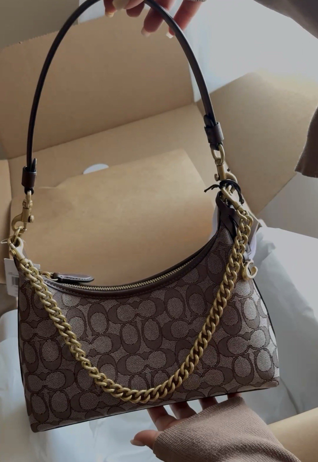 Authentic Coach Juliet 25 In Signature Jacquard. Limited Edition