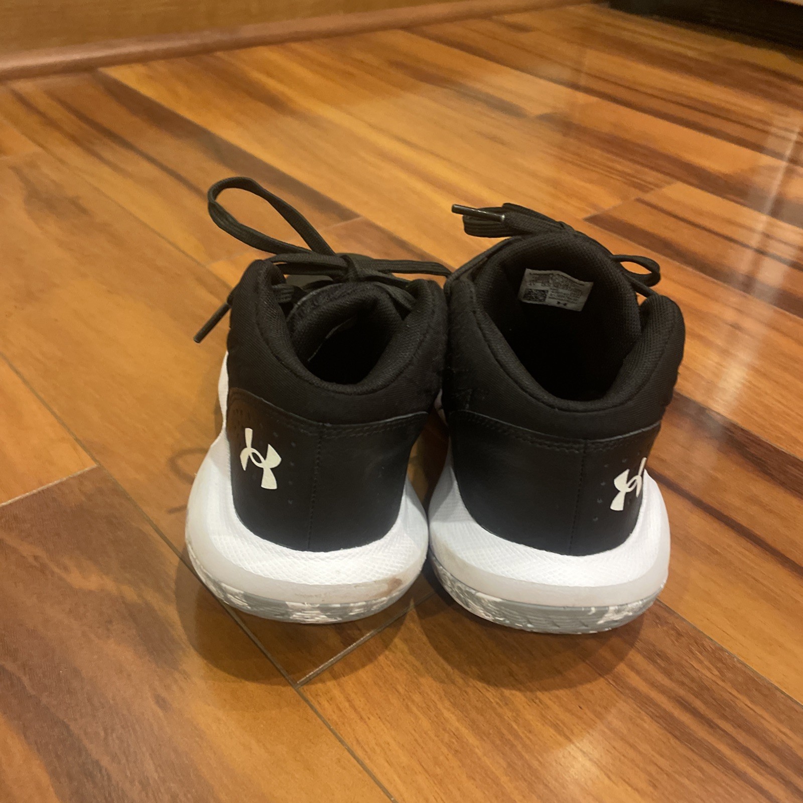 Size 4.5 Youth Under Armour GS Jet ‘21 Low Black/White New without box