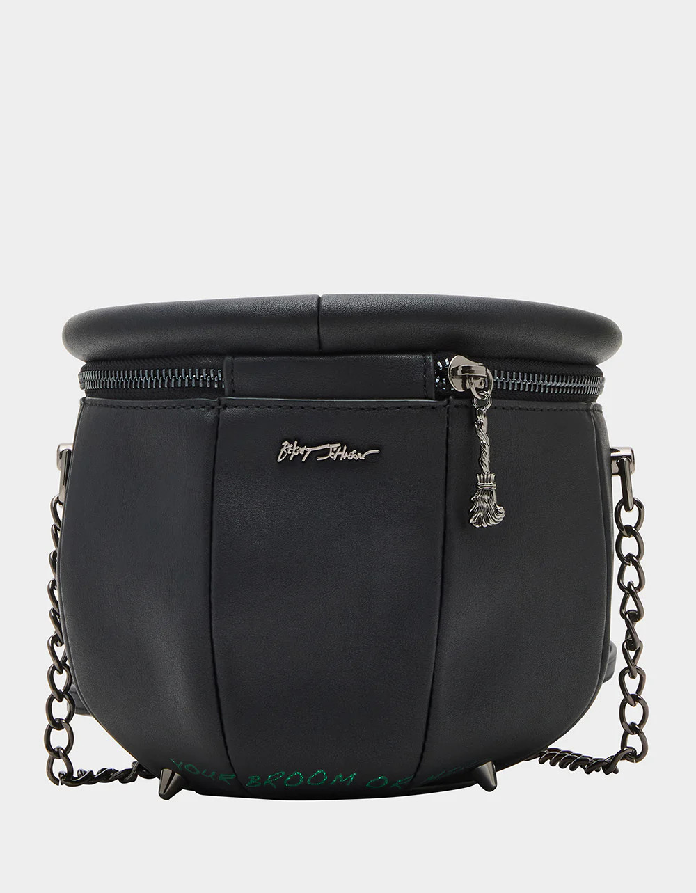 Betsey Johnson Kitsch Feelin Popular Black Witches Cauldron NWT