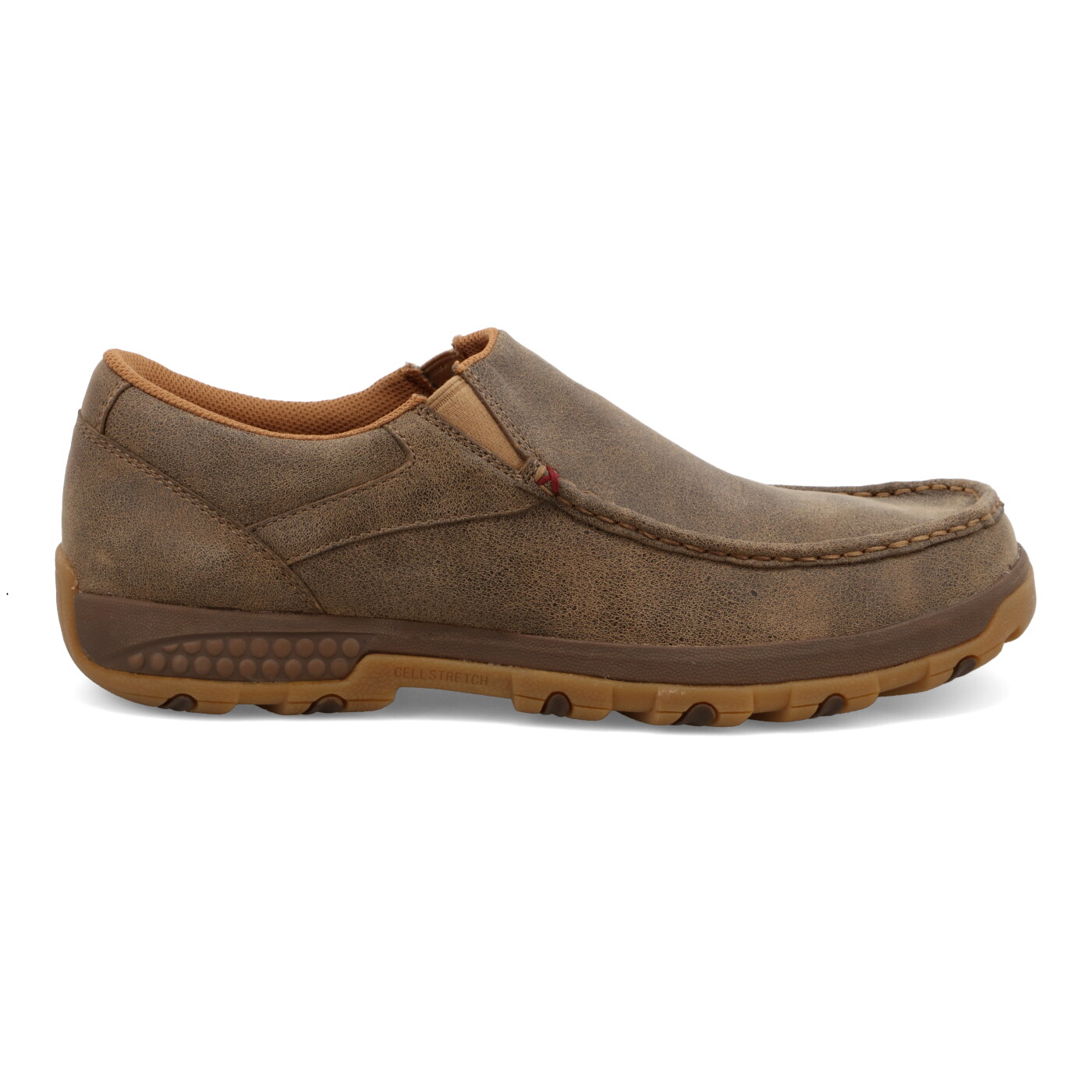 Twisted X Men’s Driving Moc Bomber Brown Slip On Shoes MXC0003