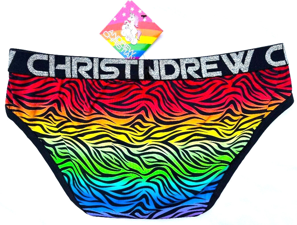 Andrew Christian Pride Zebra Brief – 91795 – Small, Medium & Large