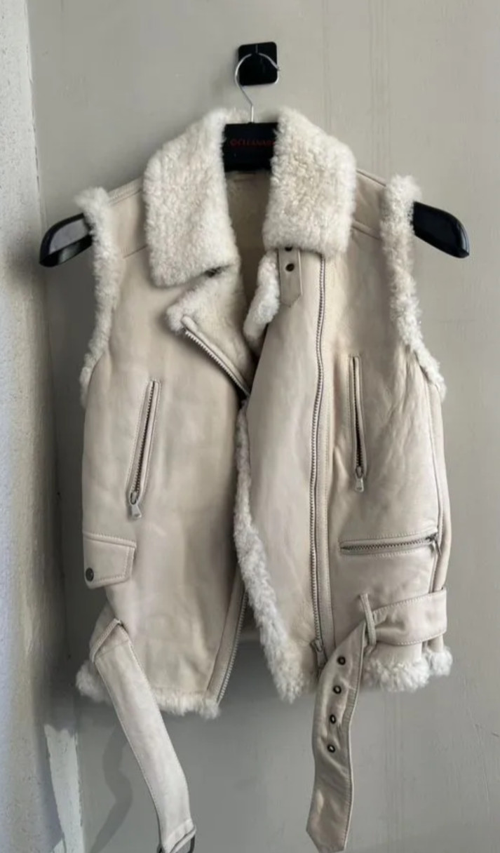 Brunello Cucinelli Women Vest Fur Jacket Size 40 S
