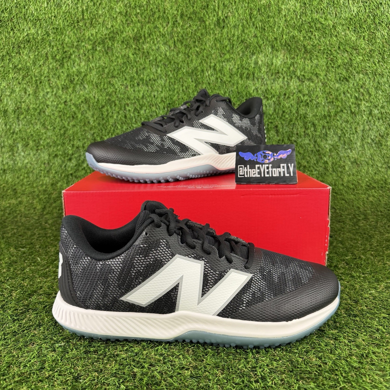 New Balance Fuel Cell 4040v7 Turf Trainer Black White Ice T4040BK7 Men’s 11.5
