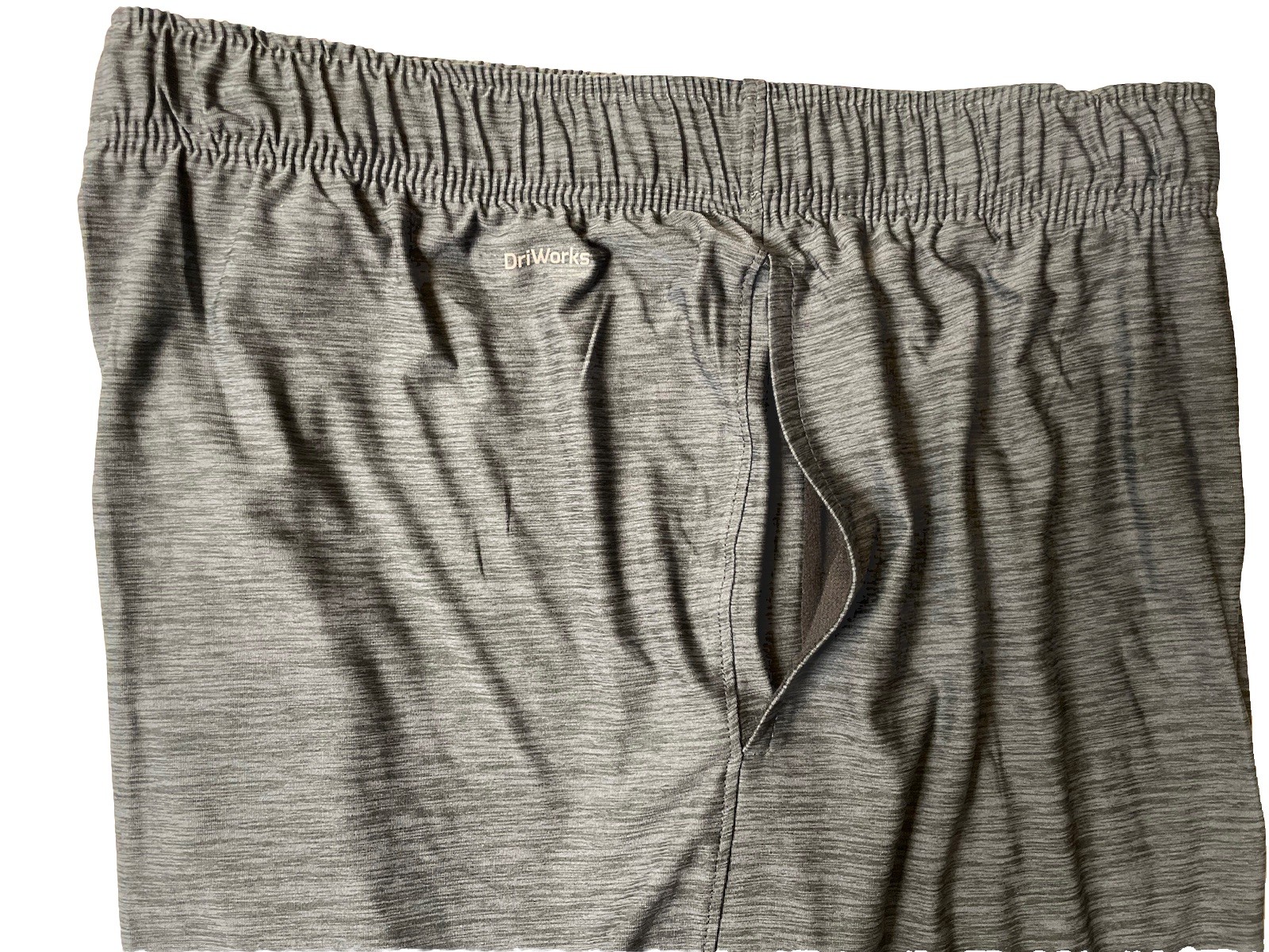 x3 Athletic Works Men’s 2XL (44-46) BlueCove Greystone Gray Heather Shorts NWT