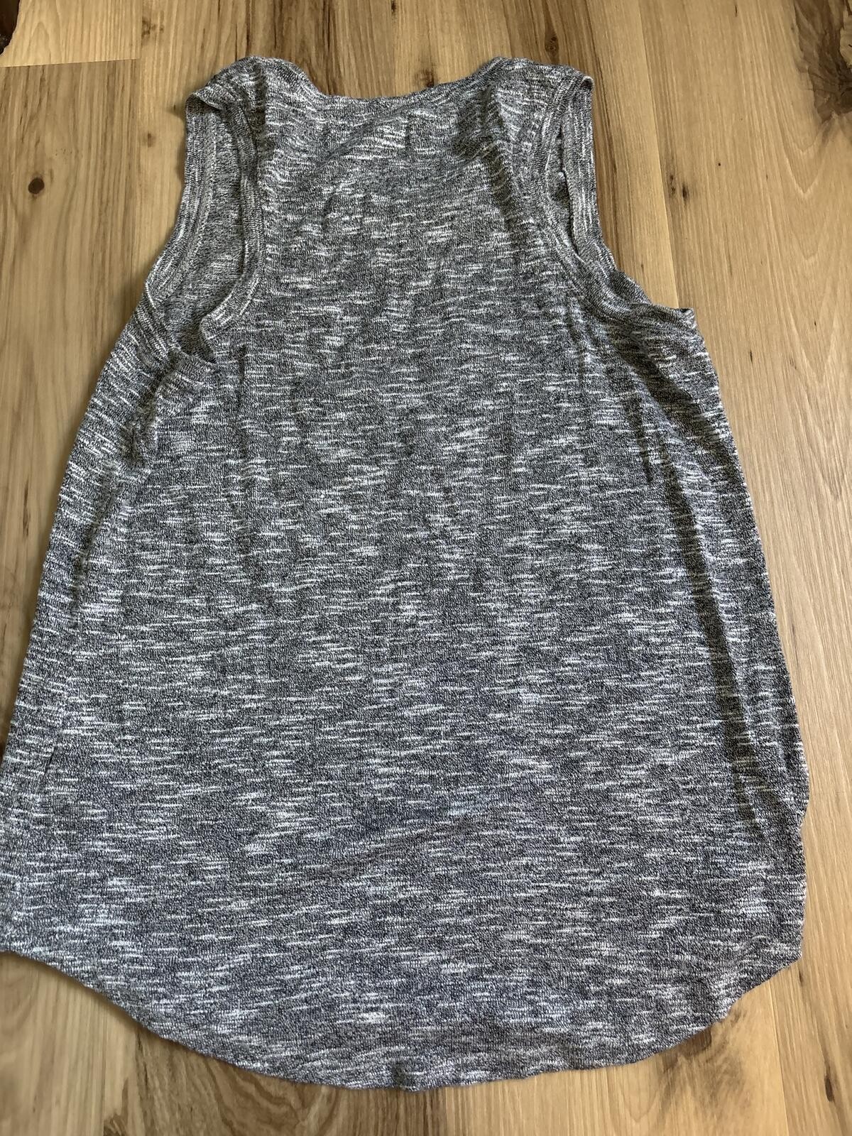 Mudd Gray Marled Sleeveless Swing Tank Top Size Size Medium