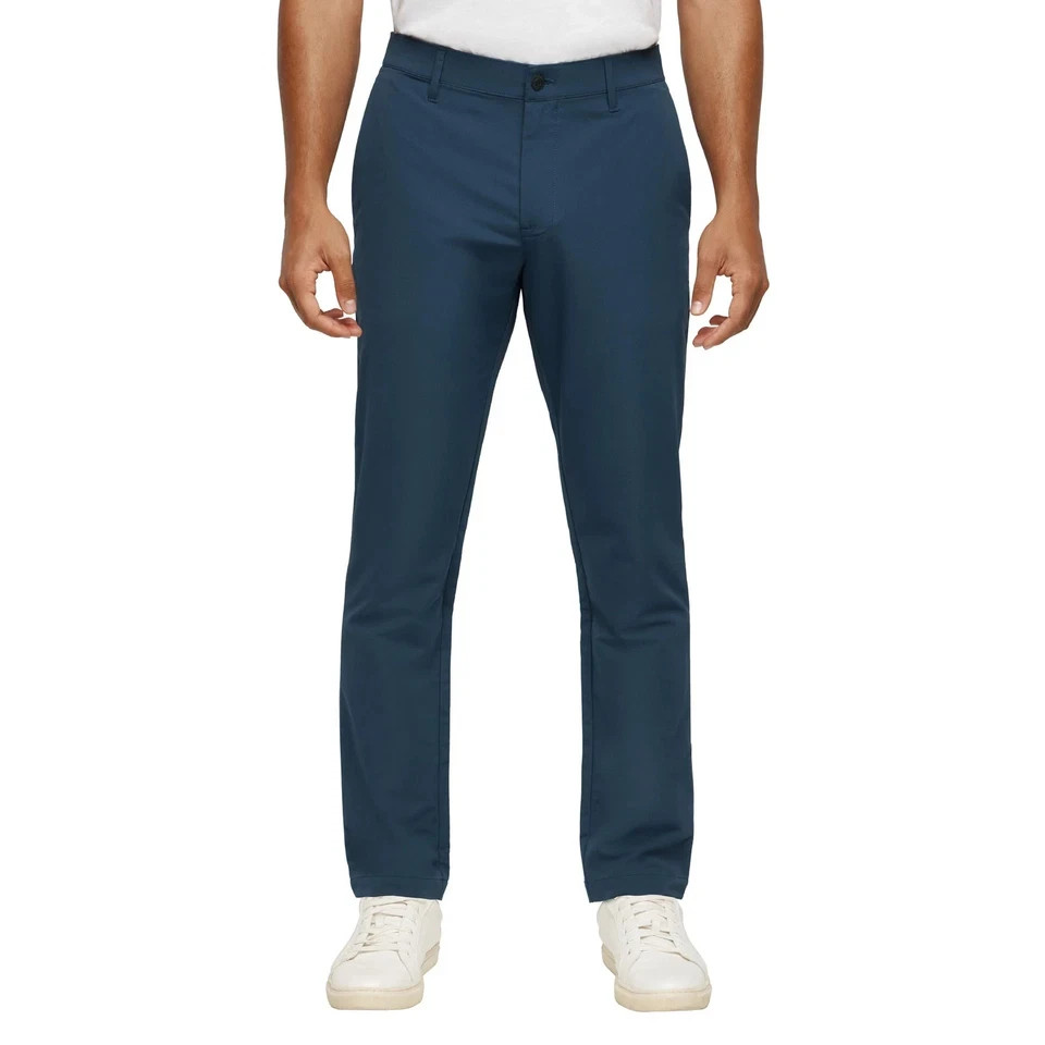 NEW Banana Republic Men’s Slim Fit Flat Front Pants, Blue, Size 34X30