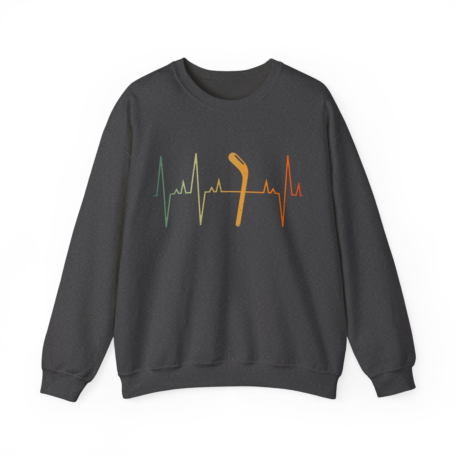 Hockey Sweatshirt, Ice Hockey Sticks Winter Sports Hockey Lovers Sweatshirt