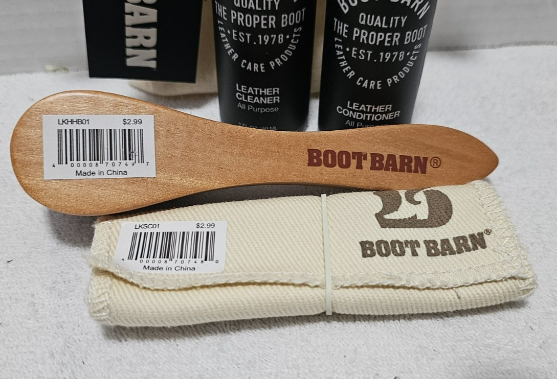 The Boot Barn Leather Care Kit 5 pc set