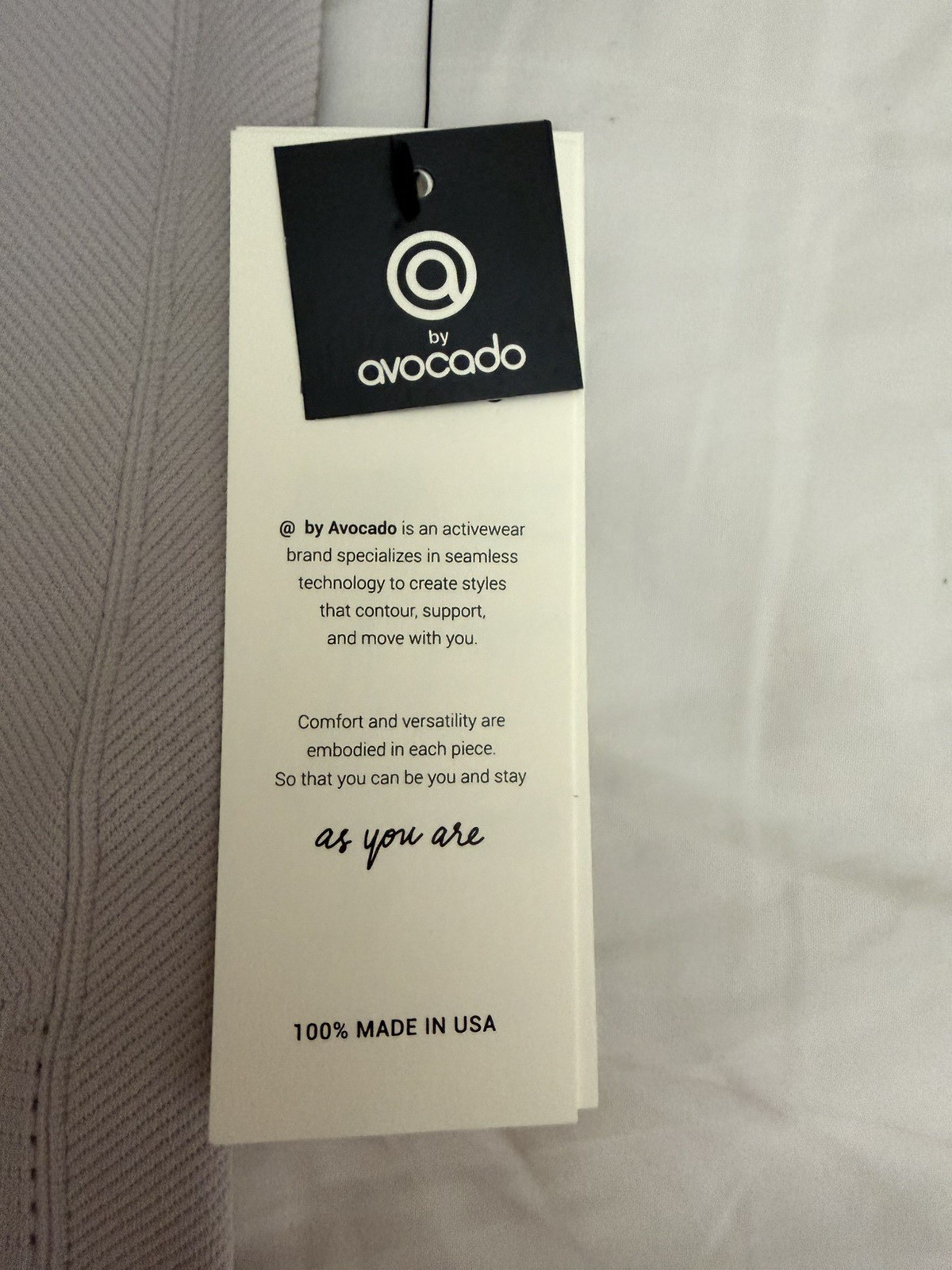 Avocado Los Angeles Ribbed Opaque Legging Seamless Light Lavender NEW WITH TAGS
