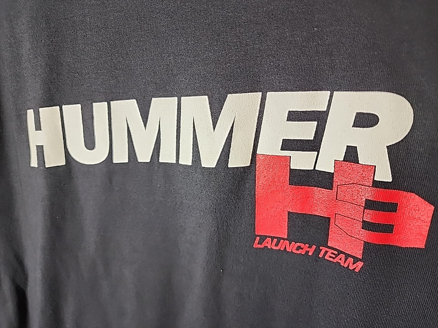 Murina HUMMER H3 GM Shreveport LA Launch Team BLACK Size XL T SHIRT Unworn NWOT