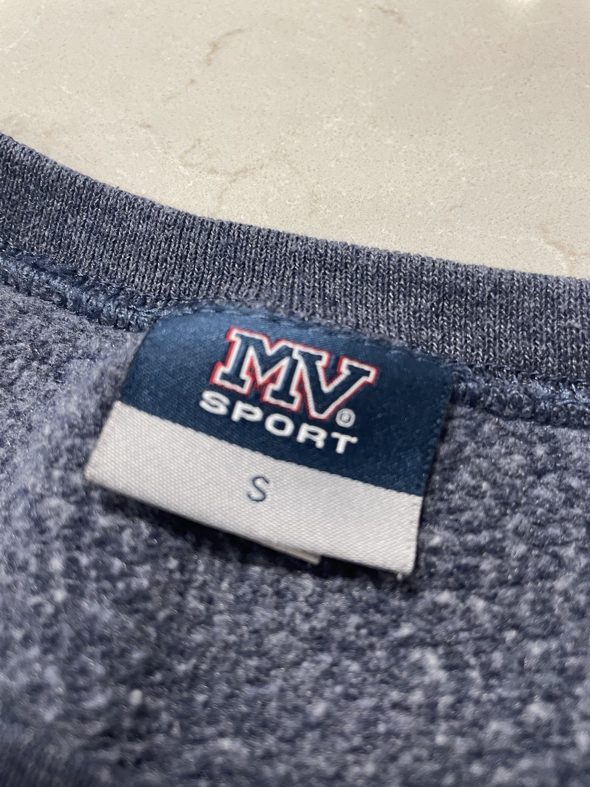 Auburn University Size S Embroidered Classic Blue Orange Crewneck Sweatshirt