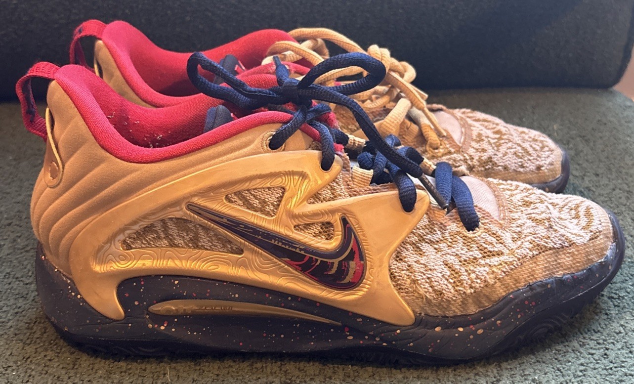 Nike KD 15 EP Olympics Shoes ‘Metallic Gold’ (DC1975-700) Size 9.5