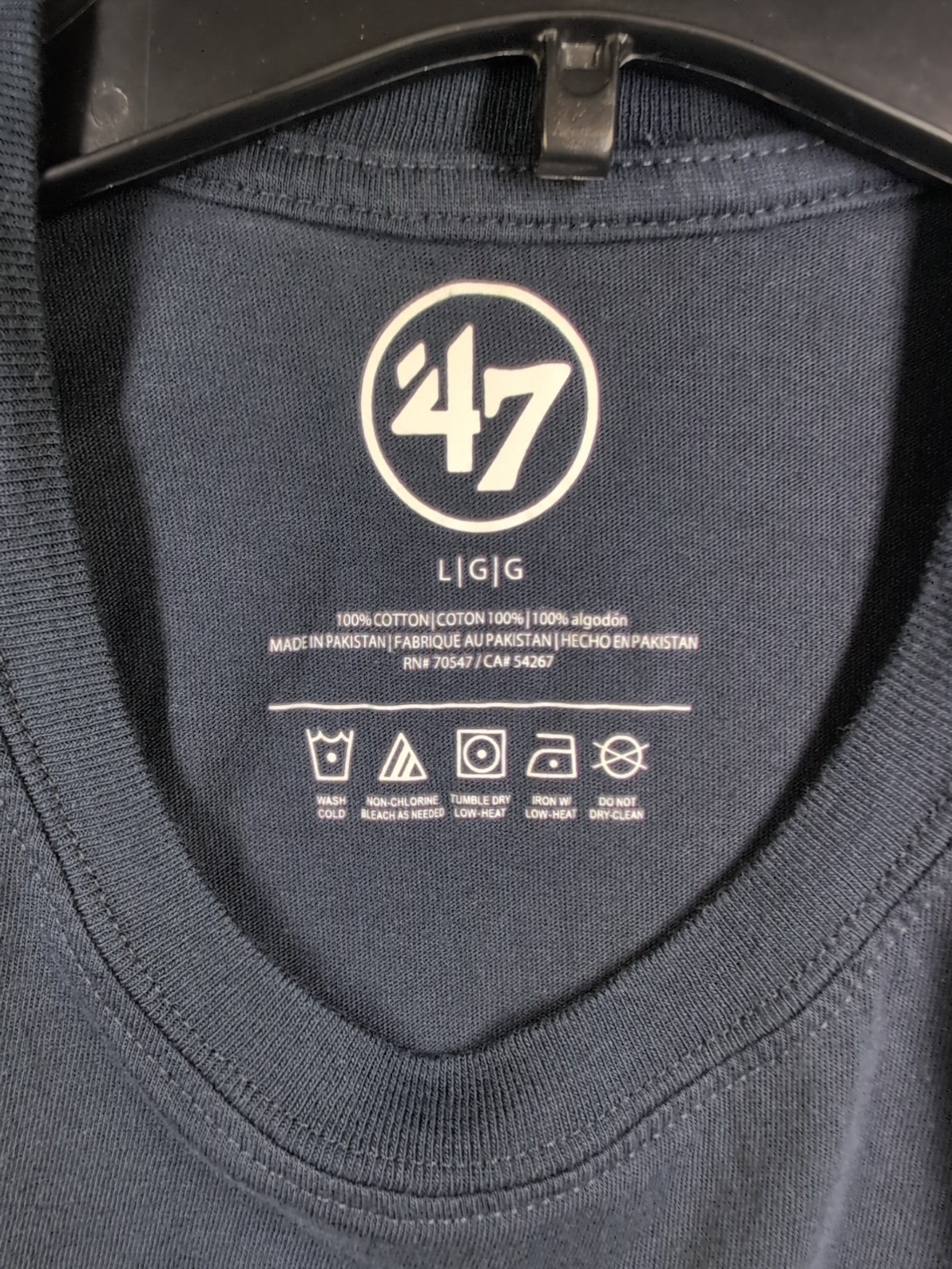 Seattle Dragons Discontinued XFL Football Team Mens T-shirt Navy Blue Size L