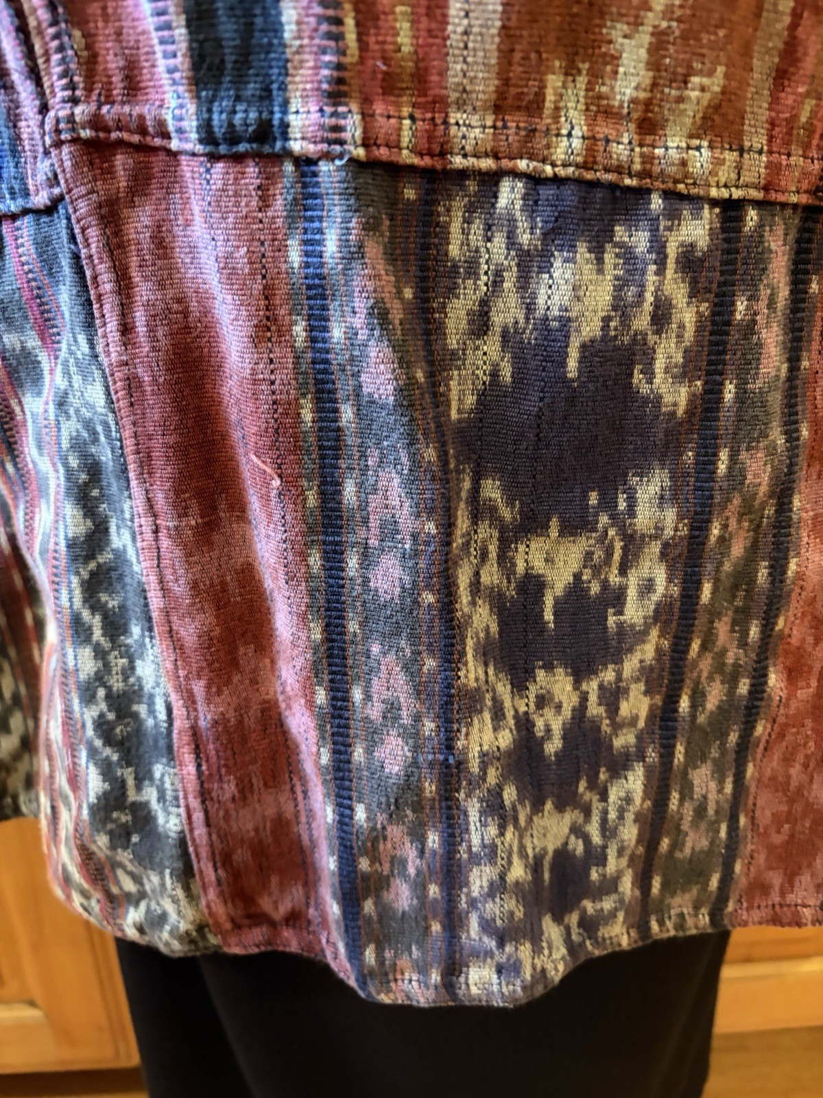 Art to Wear Vintage Ikat Kimono Patchwork Wild Woman Wild Thing Hand Made