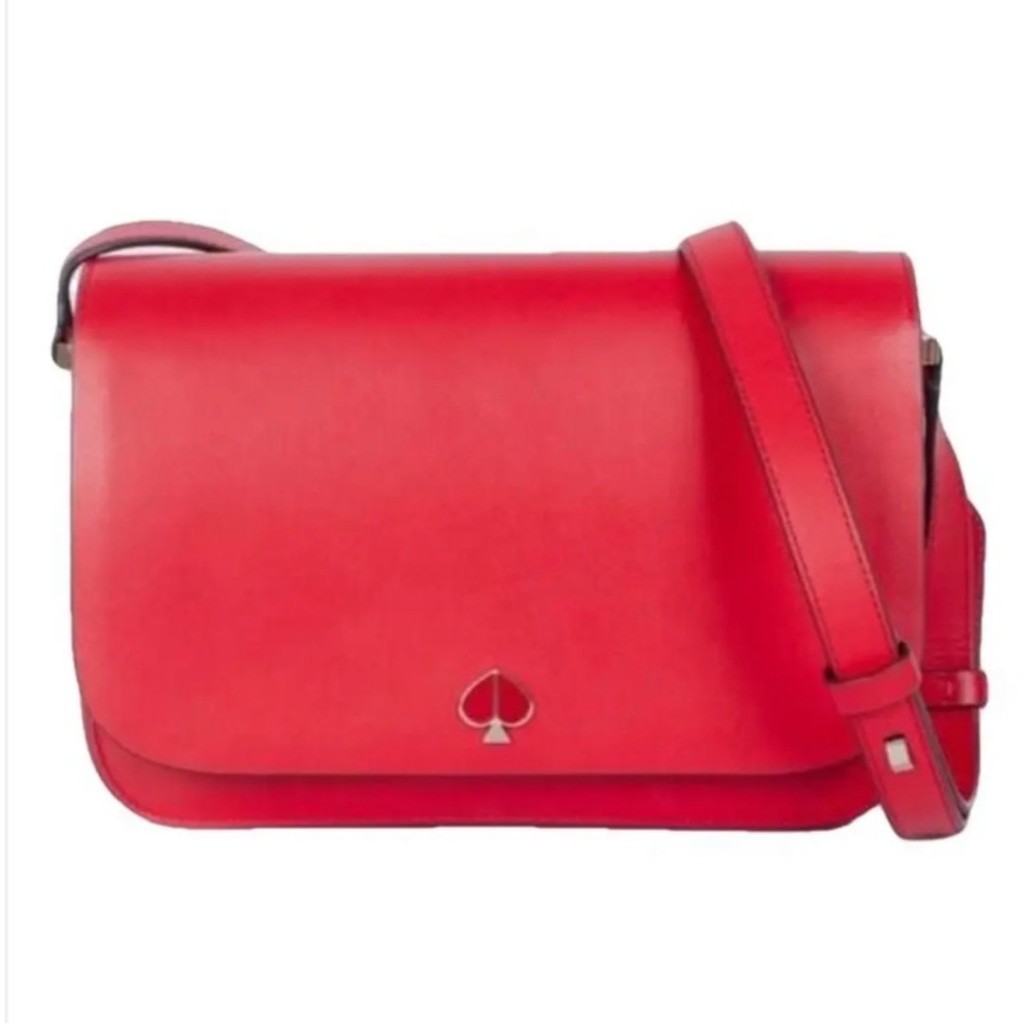 Leather handbag Kate Spade Red in Leather New without tags.
