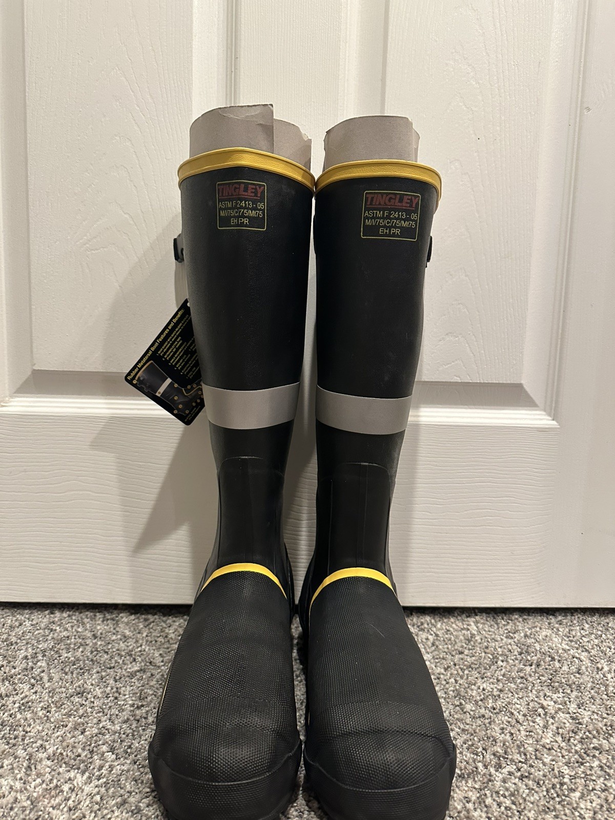 Tingley Rubber Boots ASTMF 2413-05 Mens size 7 MB816B