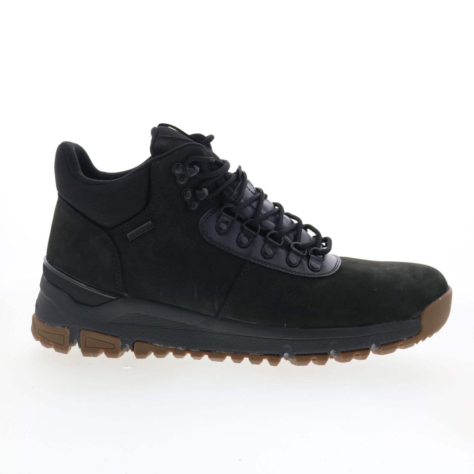 Dunham Alpine WP Lace Up Mid Mens Black Extra Wide 4E Casual Dress Boots