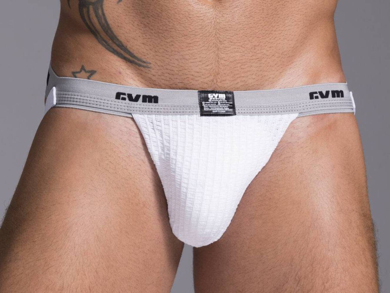 GYM Swim/Run Jockstrap 2.0 with 1″ Waistband (1-Pack)