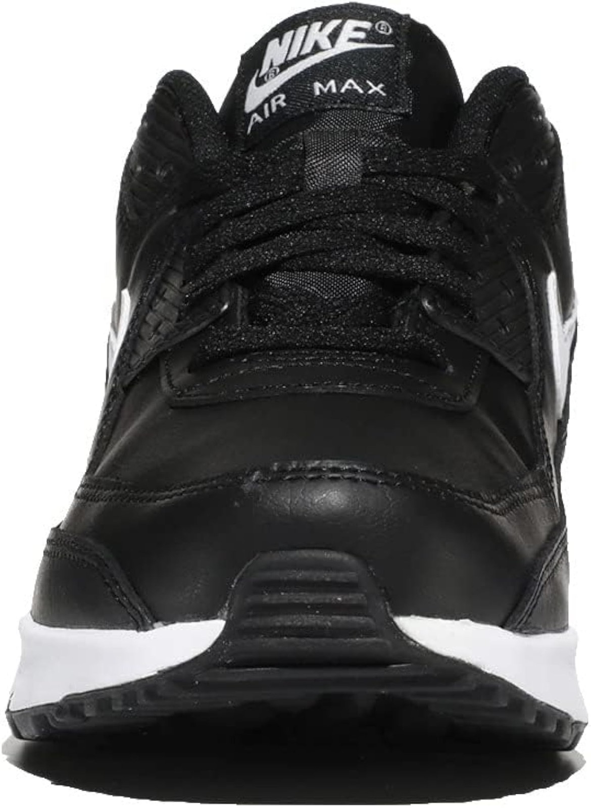 Nike Kid’s Air Max 90 LTR Sneaker – Black/White-black – 7Y