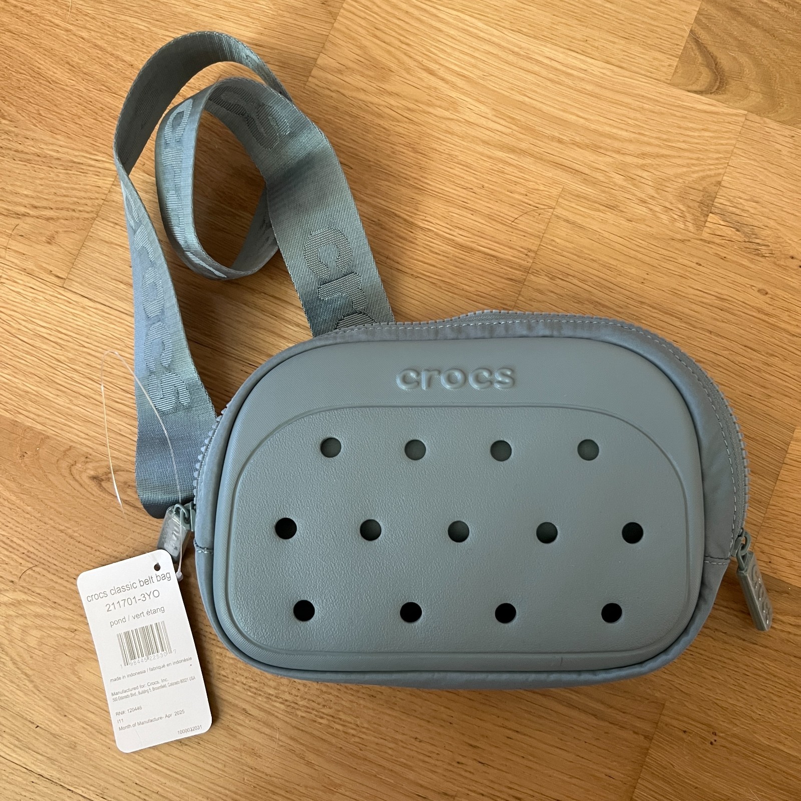NEW CROCS Classic Belt Bag Pond