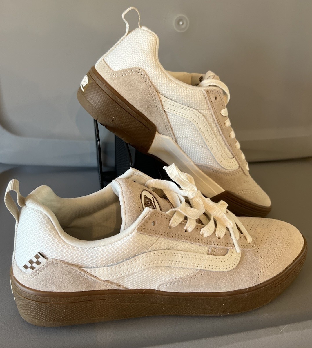VANS Zahba Sneaker~Light Khaki~Suede & Nylon Gum Rubber~Men’s 8 / Women’s 9.5