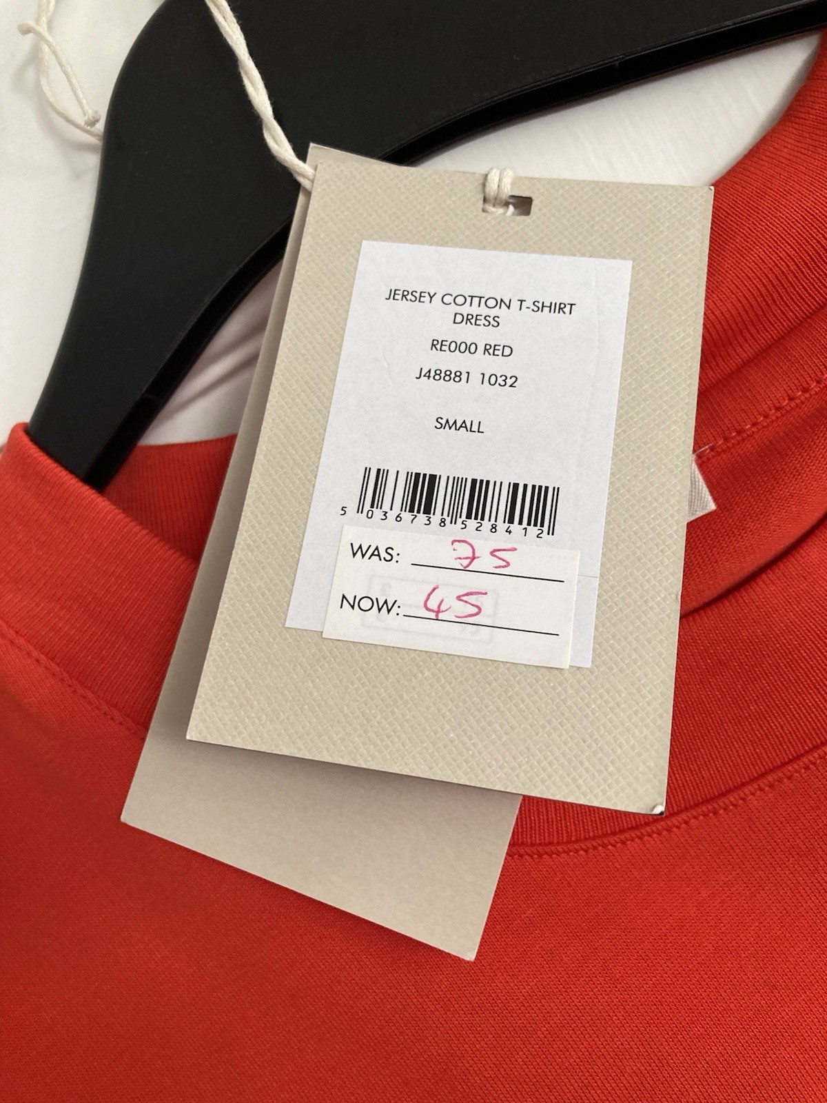 Jigsaw Dress Red Size S