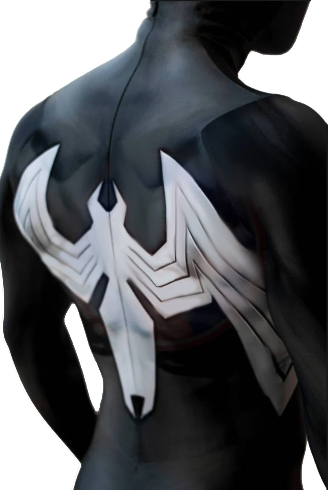 Upgraded Black Venom Spider-man Jumpsuit Halloween Cosplay Suit Costume Party