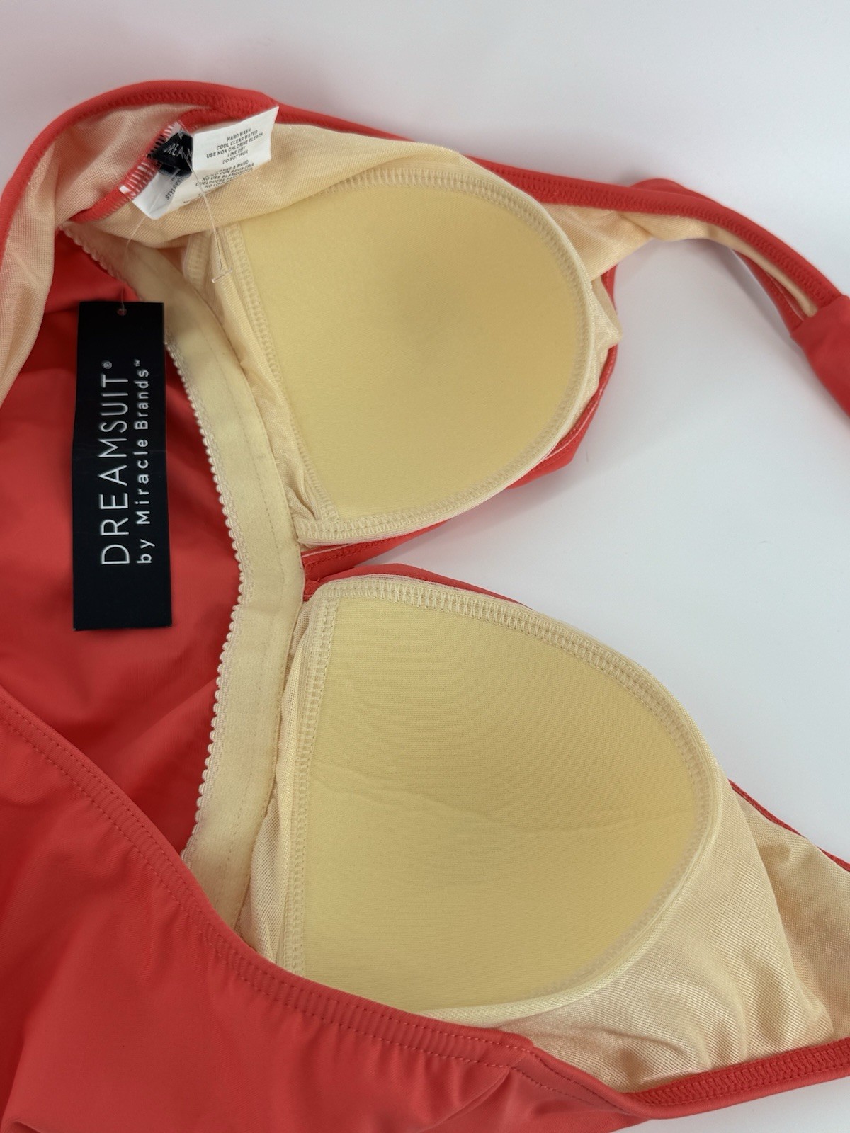 Dreamsuit by Miracle Brands One Piece Pink Swim Suit New – Some Imperfections