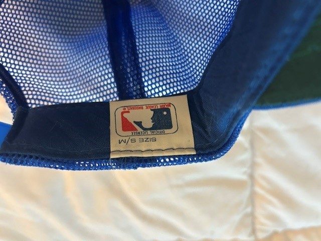 Vintage 1980s Blue Texas Rangers Mesh Snapback Truckers Hat