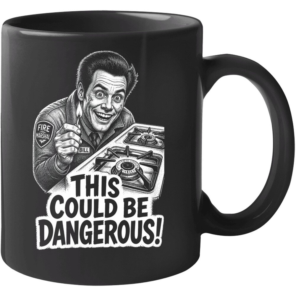 Fire Marshal Bill This Could Be Dangerous Classic Comedy Sketch T Shirt