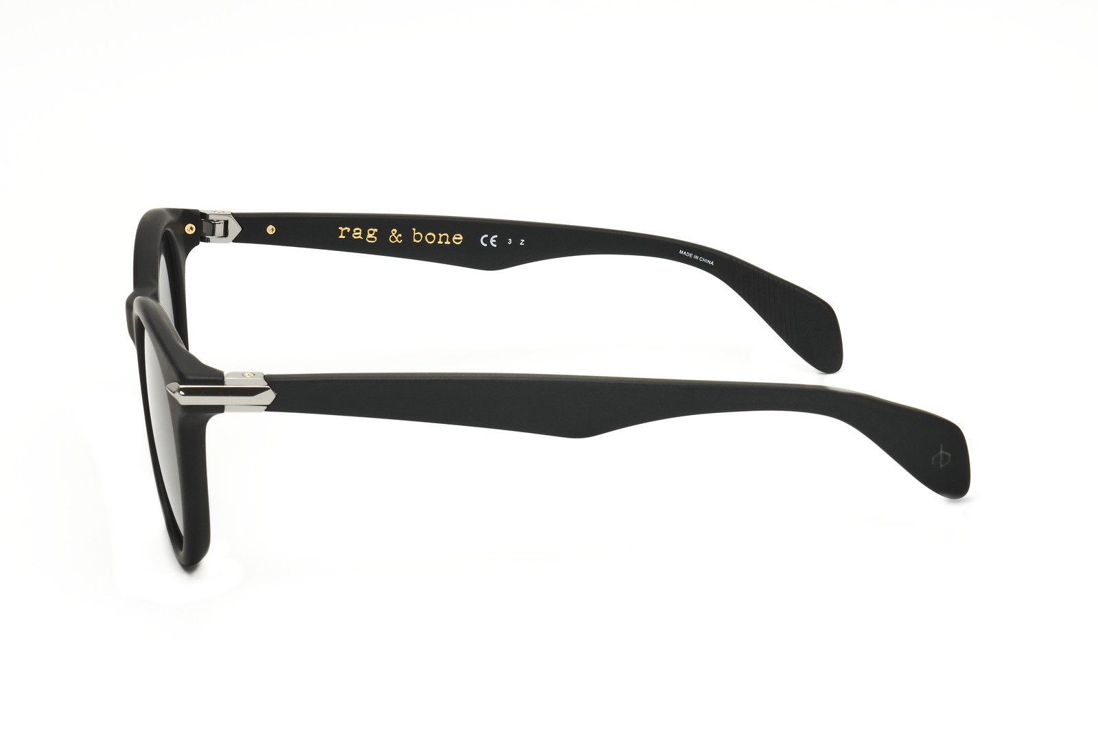 Rag & Bone 49 mm Black Sunglasses RNB5012-S-807-49